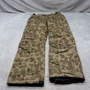 Convert Snow Pants Youth 14/16 Green Snowfall‎ Camo Insulated Winter Ski 28x29